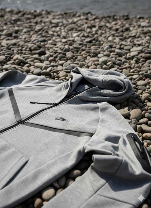 Trening NIKE TECH Fleece Gri