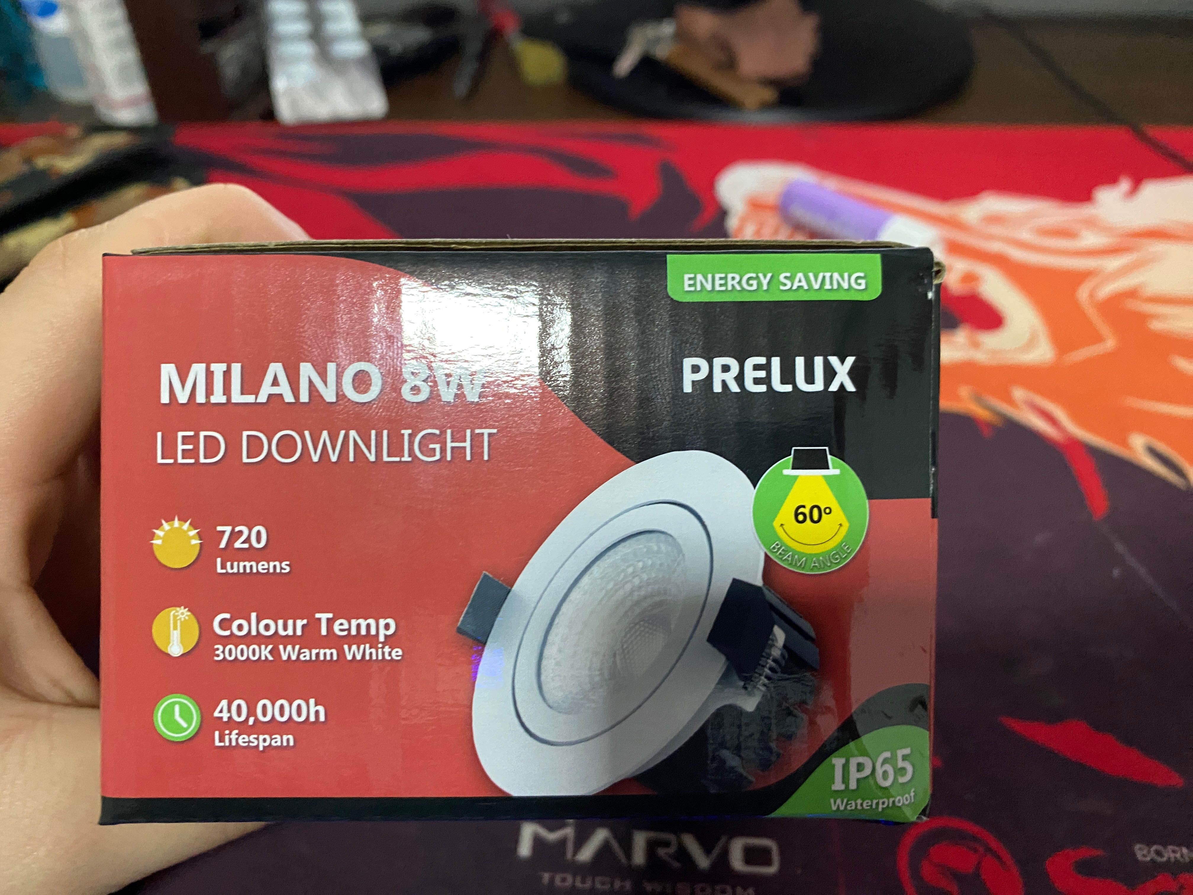 Downlight plafoniera/spot led milano 8W IP 65