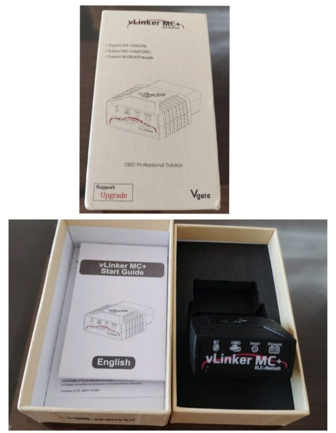 Scanner diagnoza auto Vgate Vlinker MC+ Forscan Bimmerlink Multi Ecu