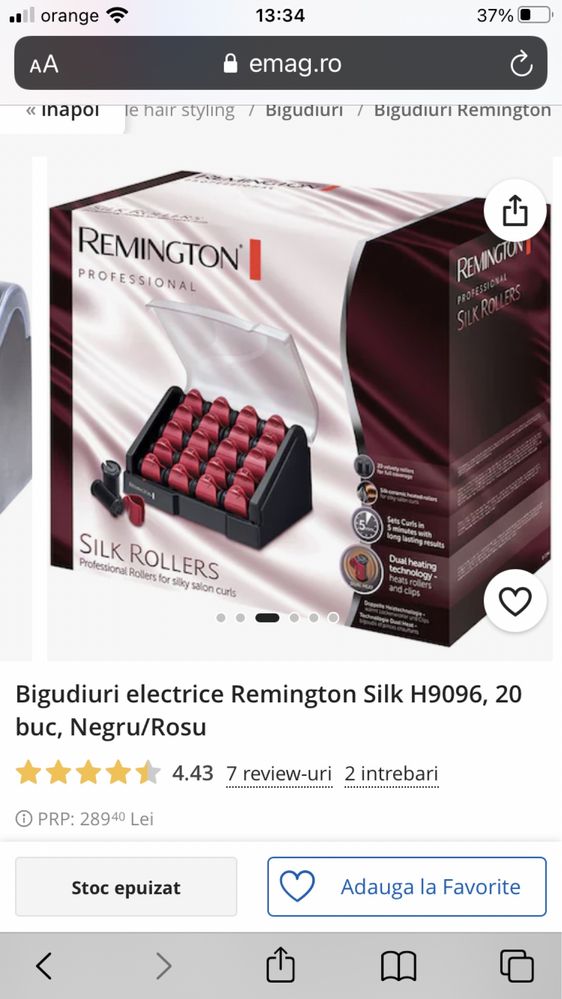 Bigudiuri electrice, marca Remington