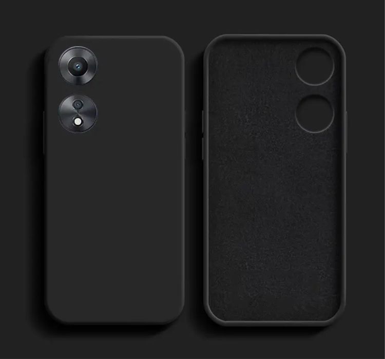 Oppo A57S/A78/A98/RENO 10 PRO 12F 13F 14F Husa Liquid Fina Neagra