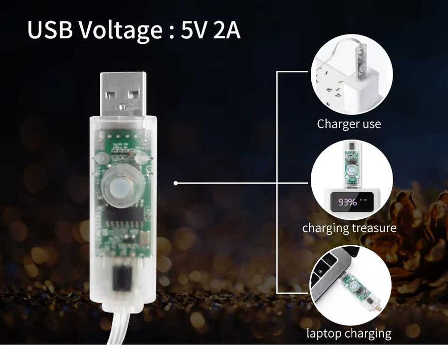 Instalatie pom craciun LED RGB - Bluetooth 10m