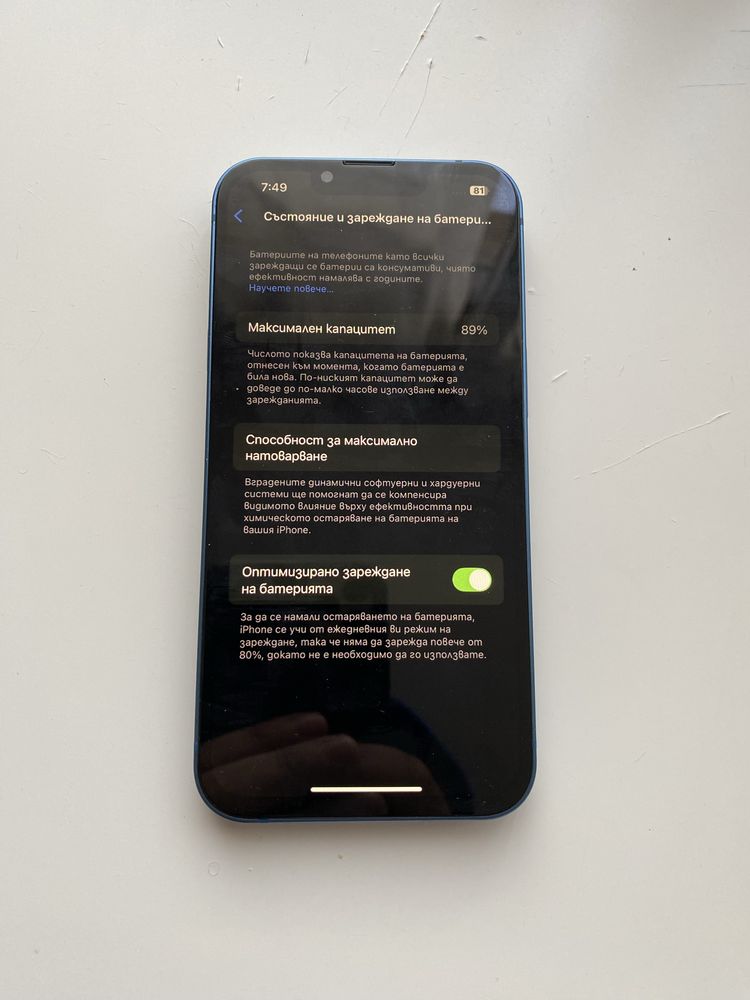 iPhone 13 blue 128gb