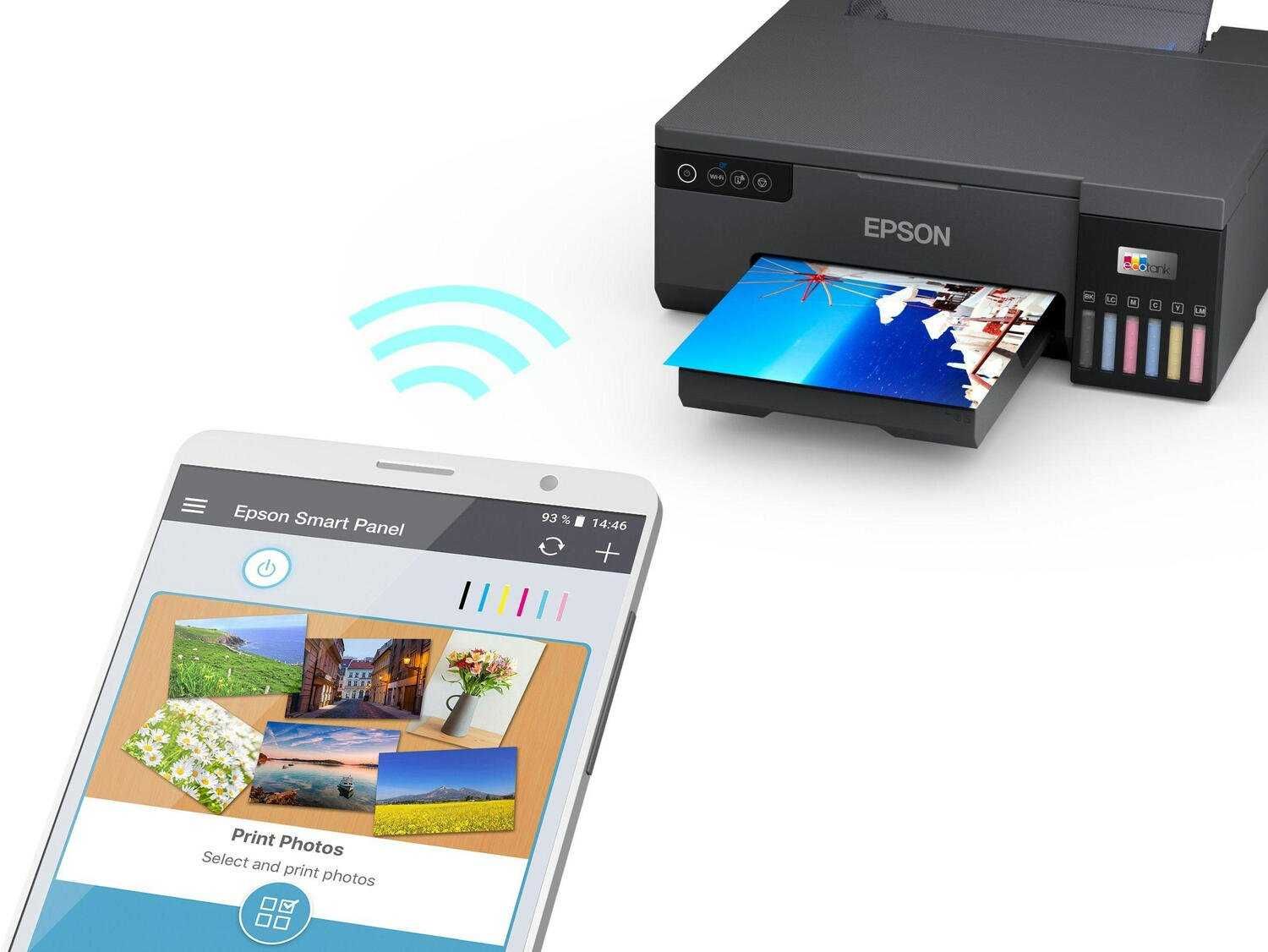 Epson L8050, 6 цветной принтер