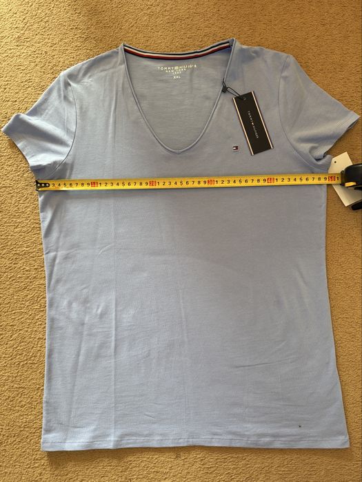 Дамска блуза Tommy Hilfiger, оригинална, светло синя, размер XXL