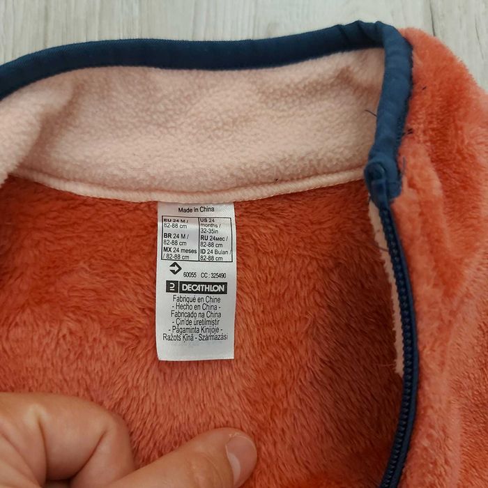 WEDZE Polar schi/săniuș MIDWARM Roz Bebe