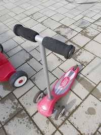 Trotineta si tricicleta Radio Flyer cu maner si copertina,stare f buna