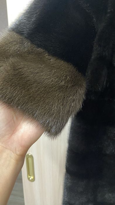 Норковая шуба и шапка | шуба трансформер | идеальное состоние