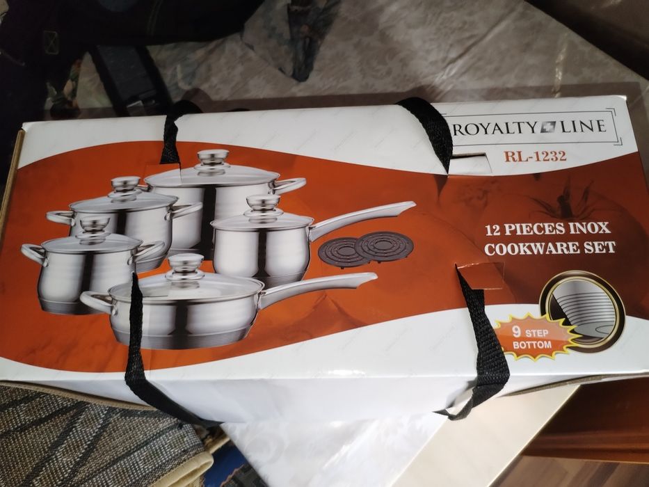 Vând set de oale inox 5 bucăți