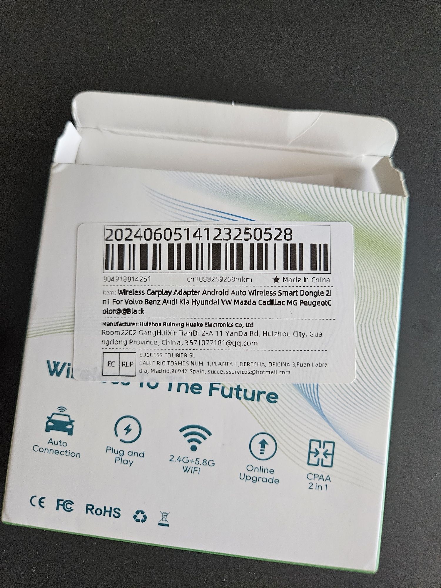 Wireless Android Auto Carplay mini Dongle