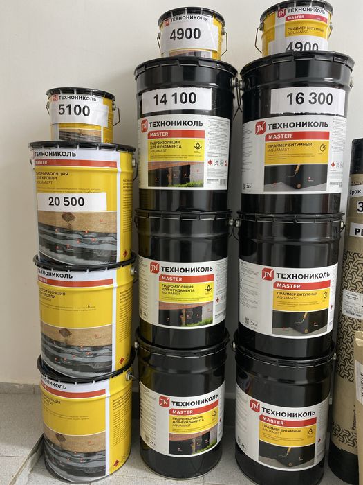 Мастика Праймер Битум Унифлекс Техноэласт Рубероид Ризолин ТЕХНОНИКОЛЬ