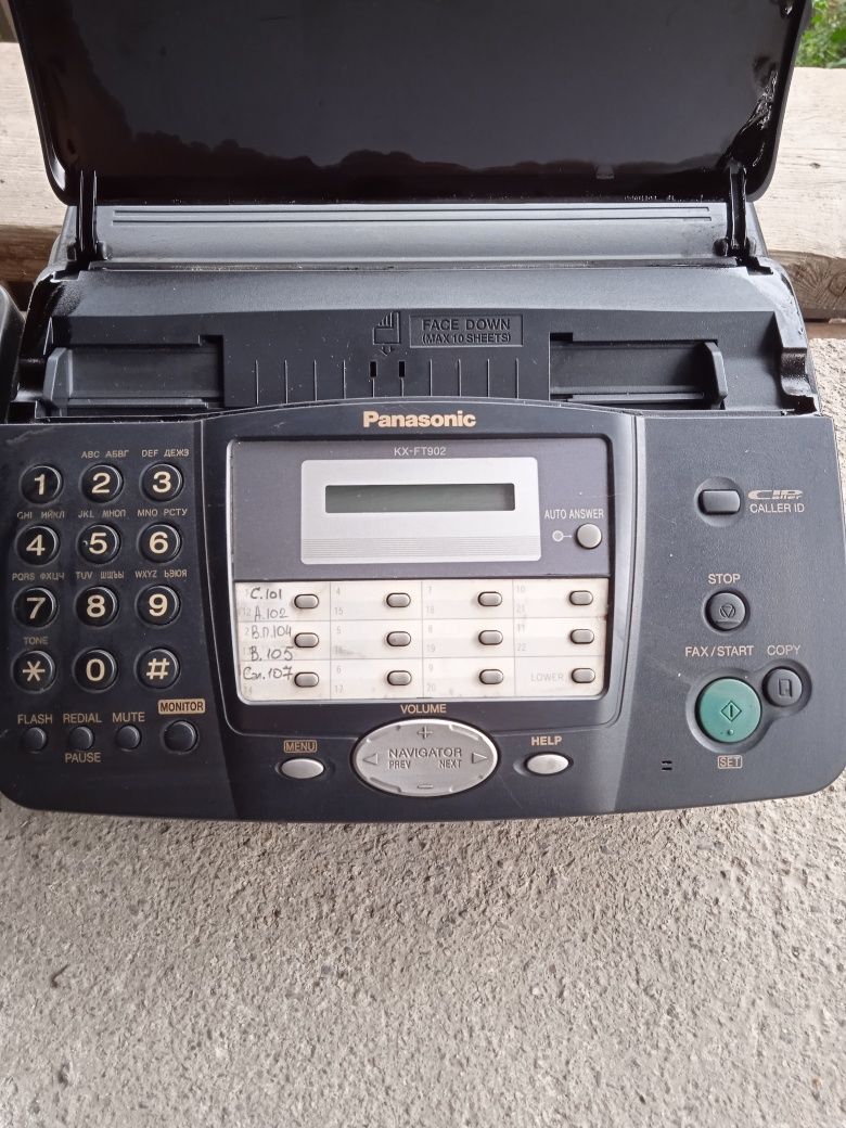 Факс Panasonic KX- Ft902р б/у. Рабочий.