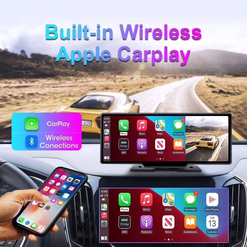 Ecran/display Carplay si Android auto wireless
