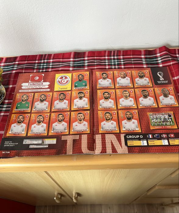 Album panini word cup 2022 +extra stiker