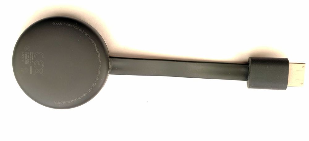 Оригинален Chromecast 3 + адаптор за мрежови кабел RJ45
