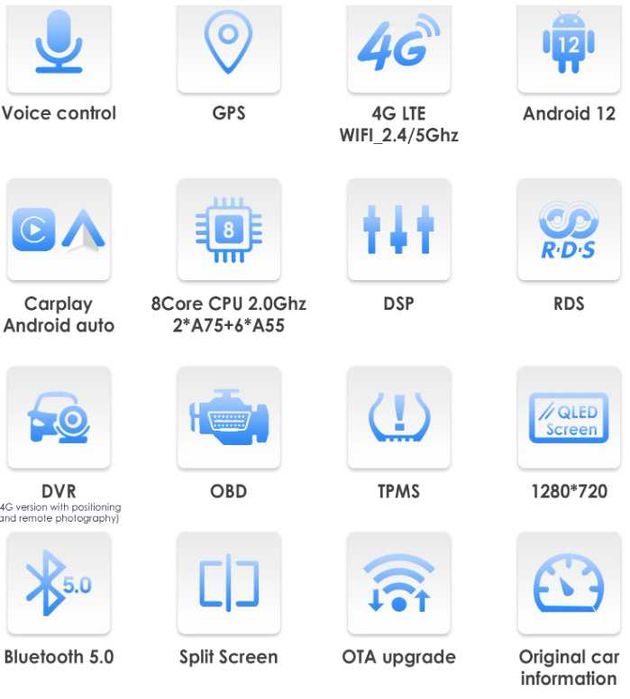 10.1 инча GPS Навигация за Toyota Auris 2013 - 2016 Carplay- Android