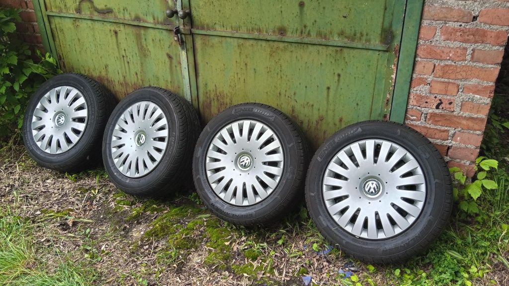 Vw passat 6  5x112 57.1 джанти с чисто нови гуми