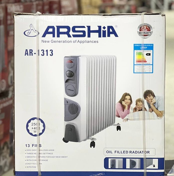 ARSHiA Obagrevatel. Обагреватель масляный печка