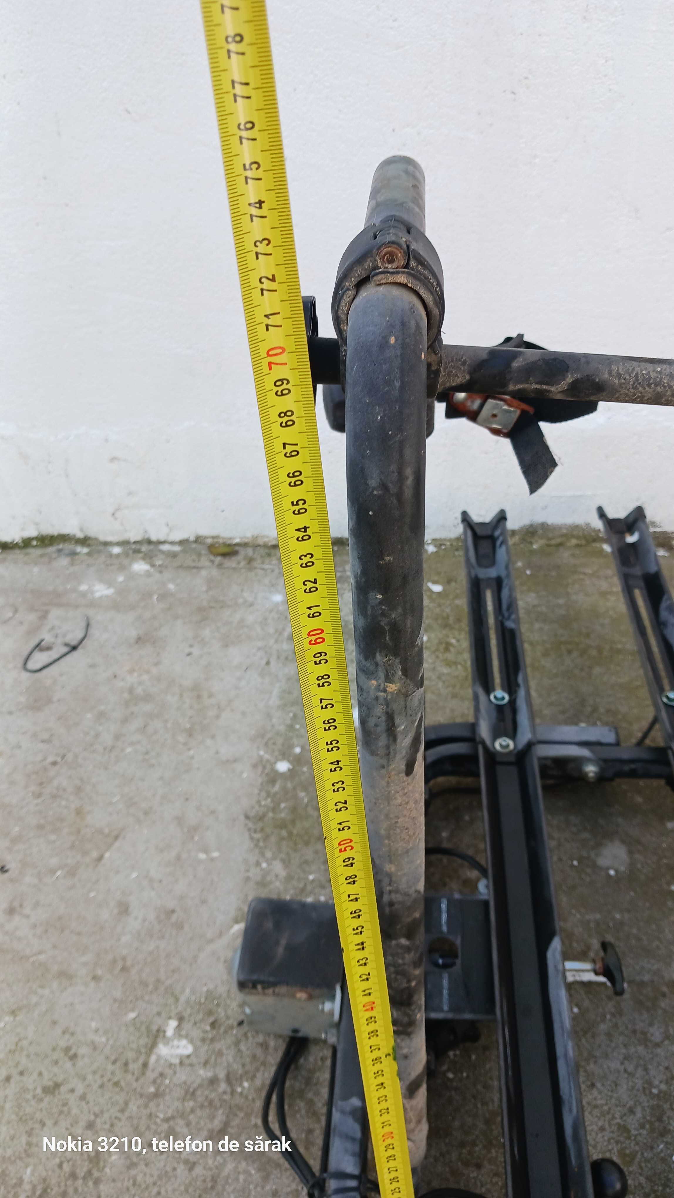 Suport 2 biciclete pentru cârlig remorcare.