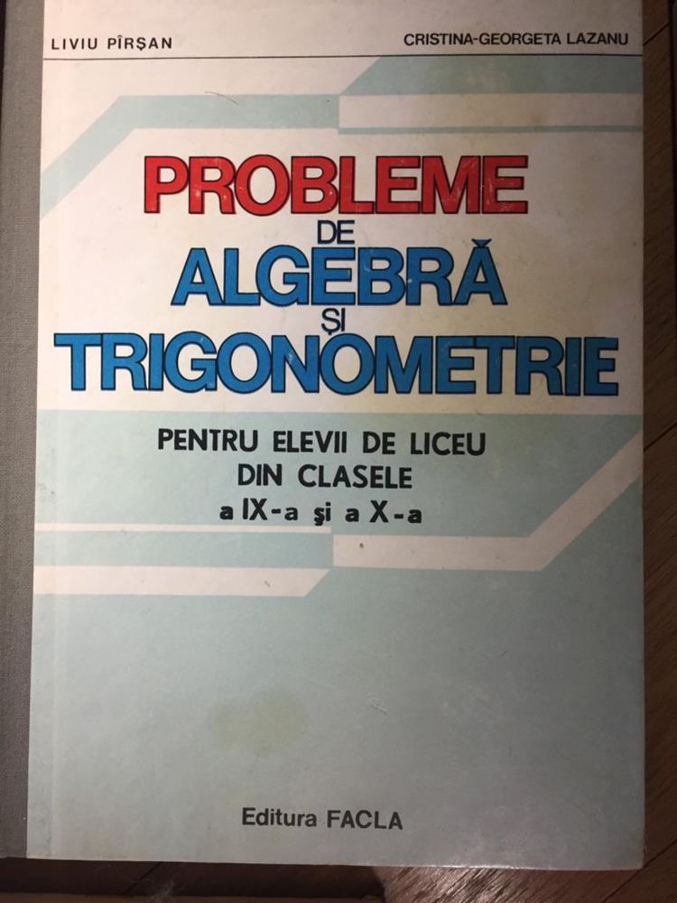 Culegere de probleme de matematica și fizica