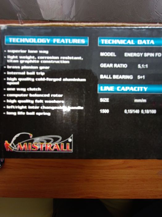 Въдица нова и макара като нова