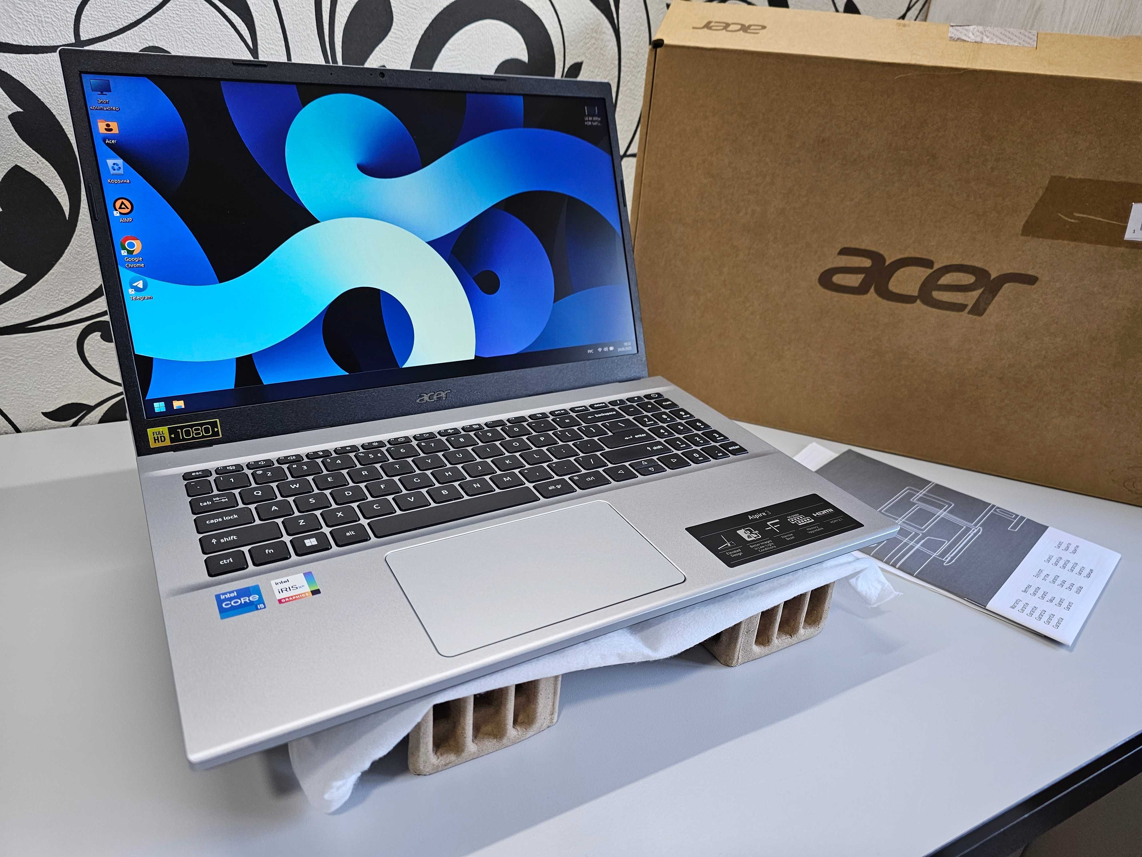 ПРОДАМ Acer A315/59 Мощный Ноутбук Core™ i5 12-ПОКОЛЕНИЯ 8GB/512SSD.