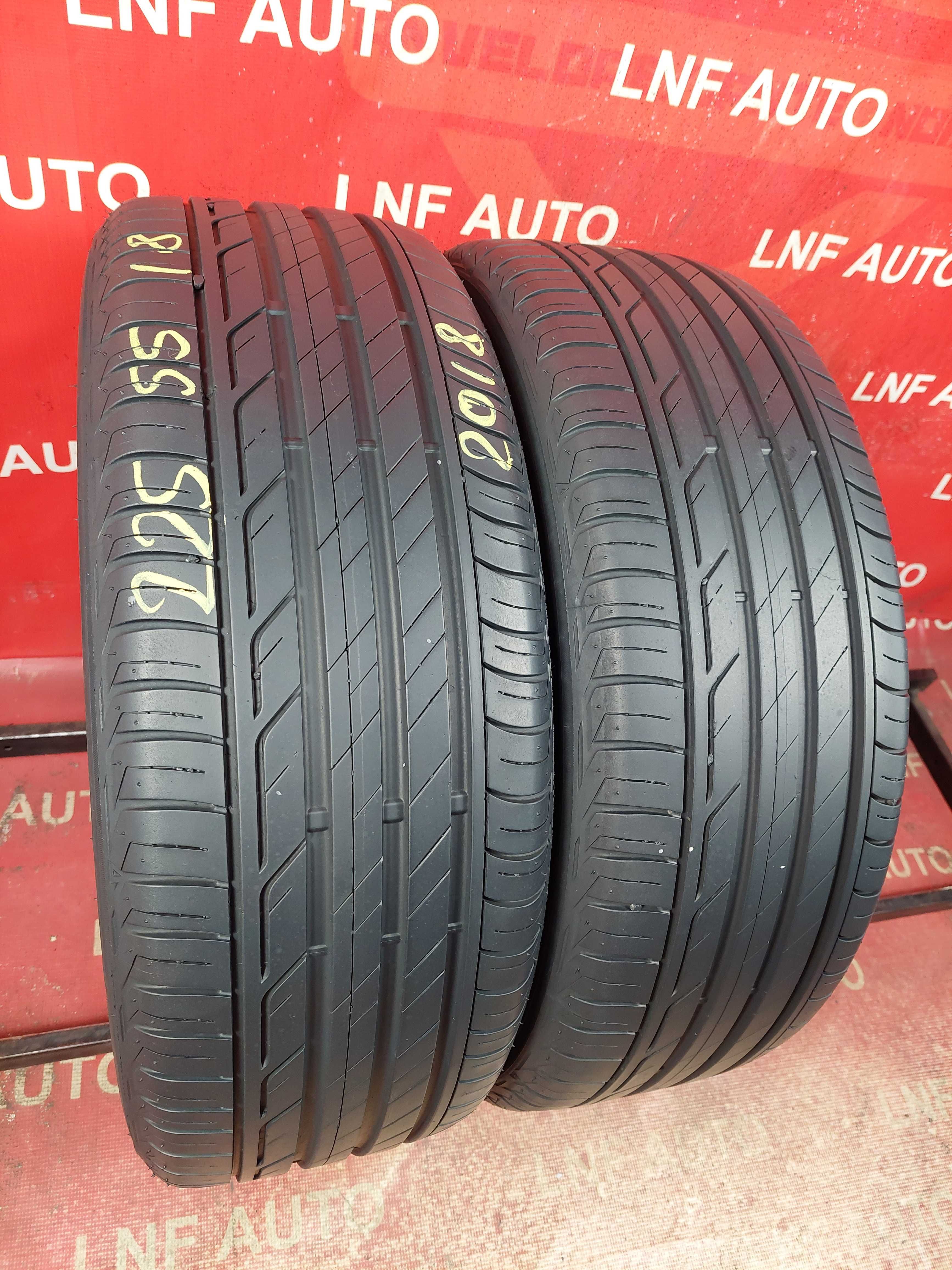 Anvelope de VARA - 225/55/18 - BRIDGESTONE - 7.39 MM - DOT 2018 !