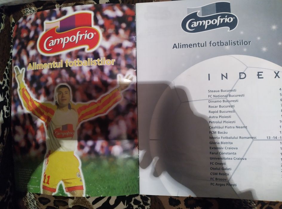 Album Campofrio -Divizia A 2000*stickere