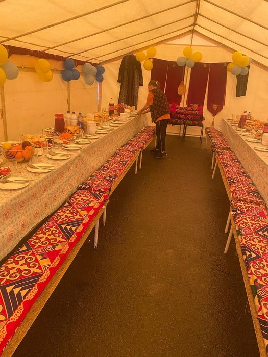 Аренда палаток и стол стулья казан ошак