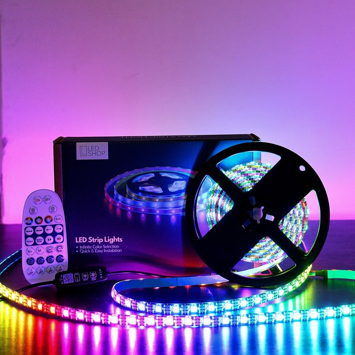 Kit Banda LED Adresabila Smart 60led 12W/M IP65 Bluetooth Dream WS2812