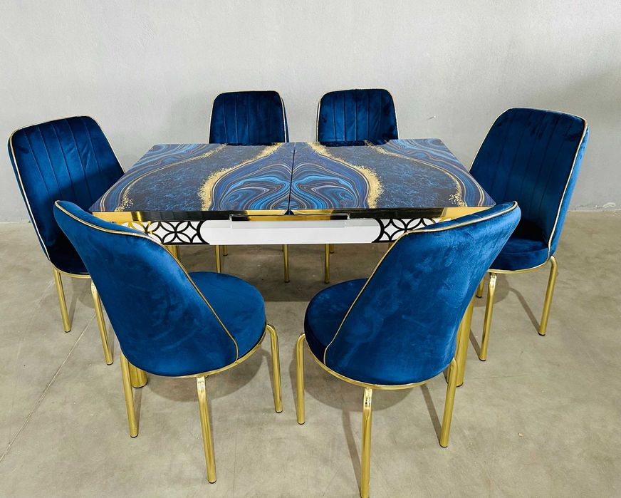 Set Masa extensibila + 6 scaune