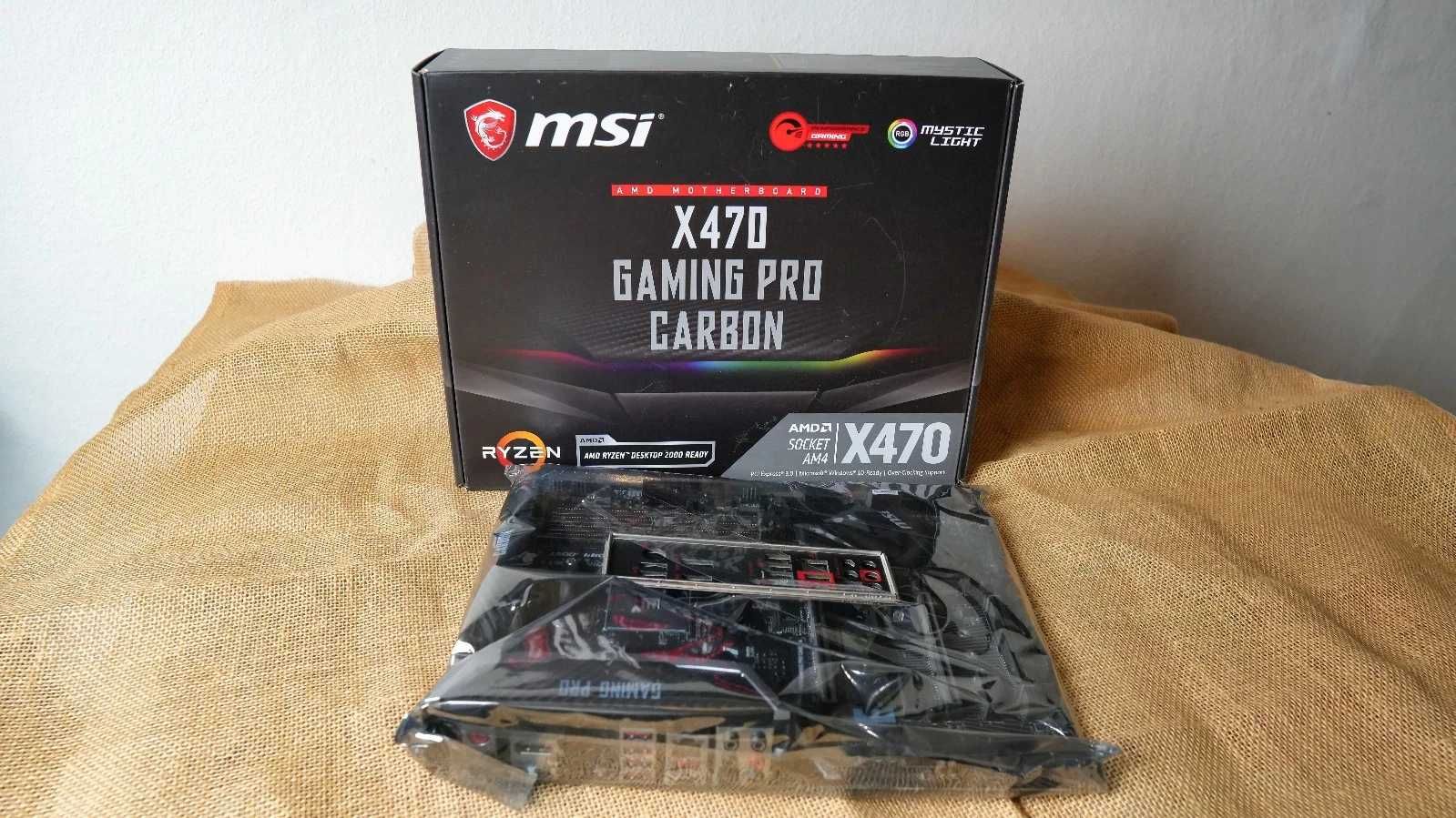 Дънна платка MSI X470 Gaming Pro Carbon, AM4