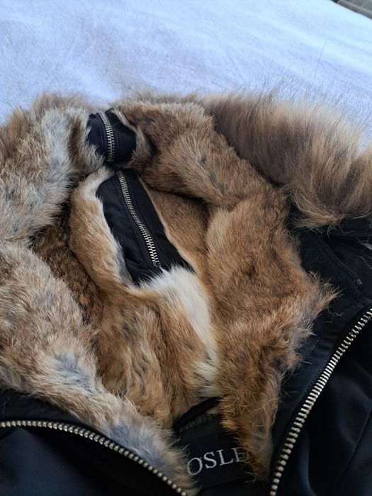 Дамско зимно яке  с естествен пух