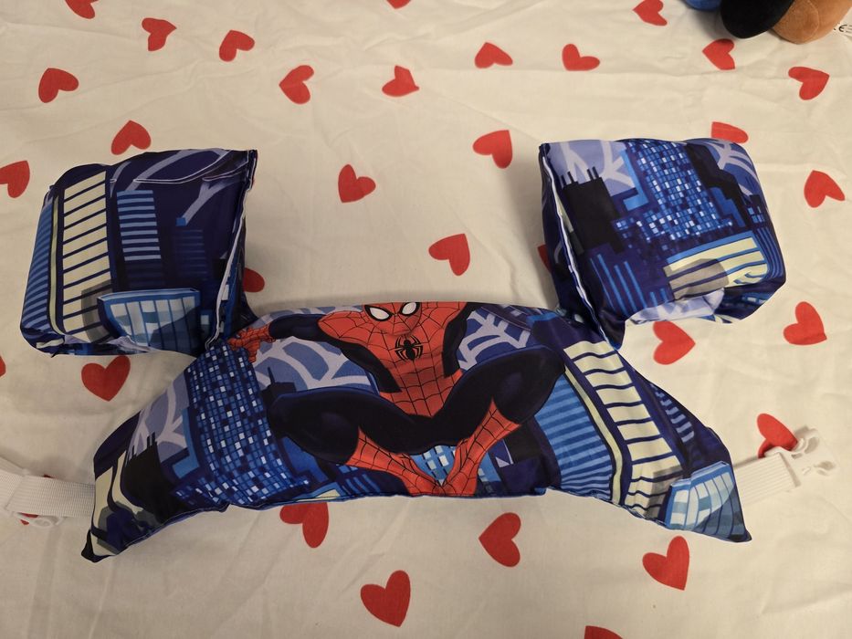 Set,Vesta înot spiderman, sort spiderman + casca