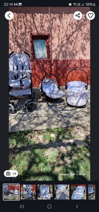 CARUCIOR 3IN1 CHICCO stare foarte buna