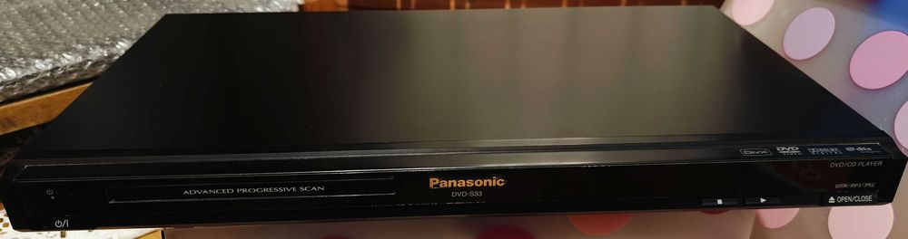 DVD player Panasonic DVD-S33E-K, negru