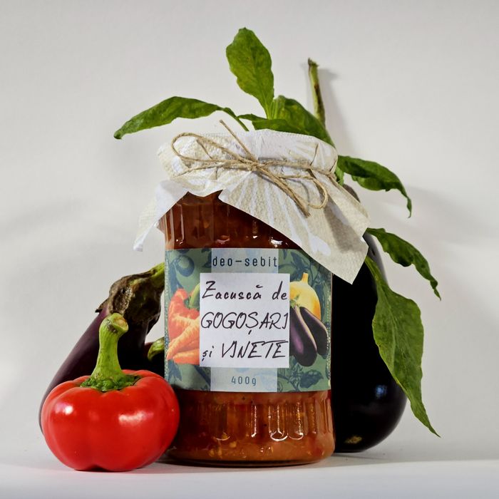 Zacuscă de gogoșari și vinete