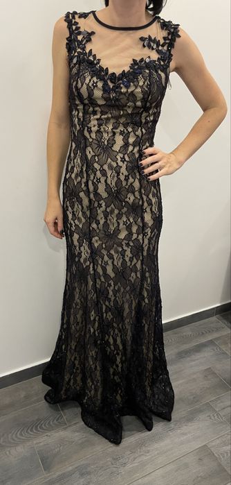 Елегантна вечерна дълга рокля