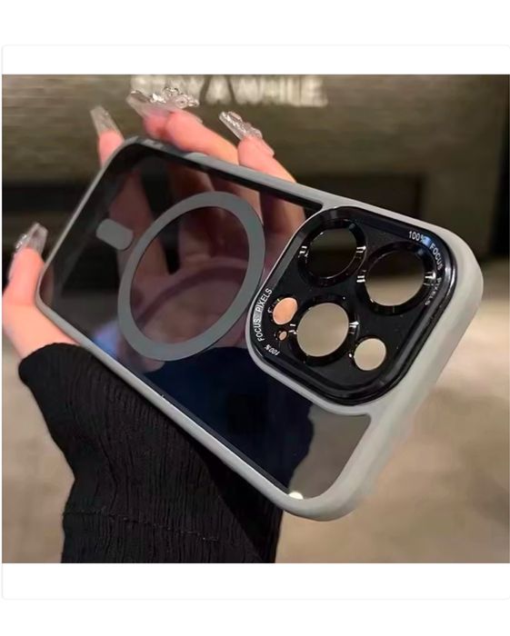 Iphone 13/14/15/16/17 PRO MAX PLUS Husa  Magsafe Hard Case Spate Fumur