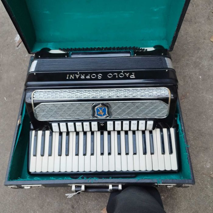 Vand acorden paolo professional cu 7 reg la basi 120 si 10 la clape