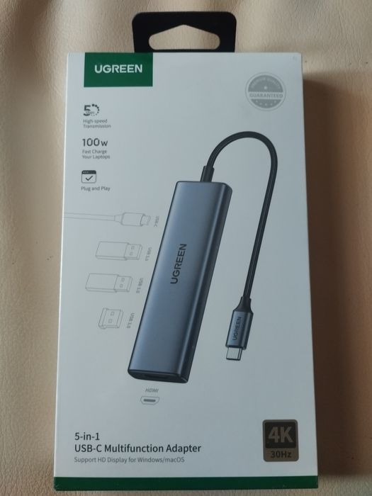 Переходник Ugreen USB-C 5в1