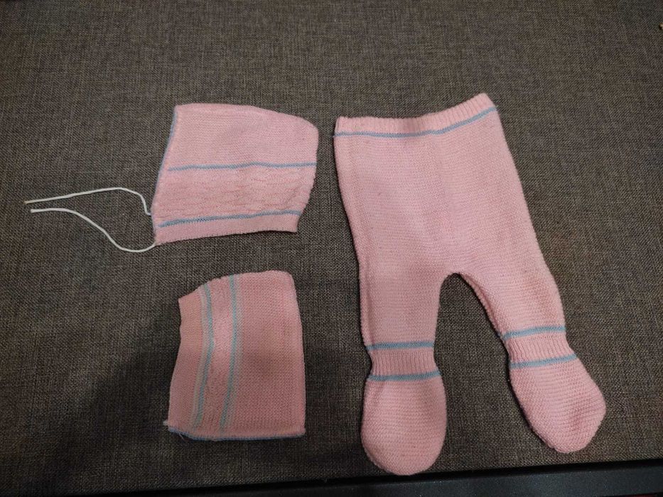 Детская одежда шапочка штанишки СССР новые