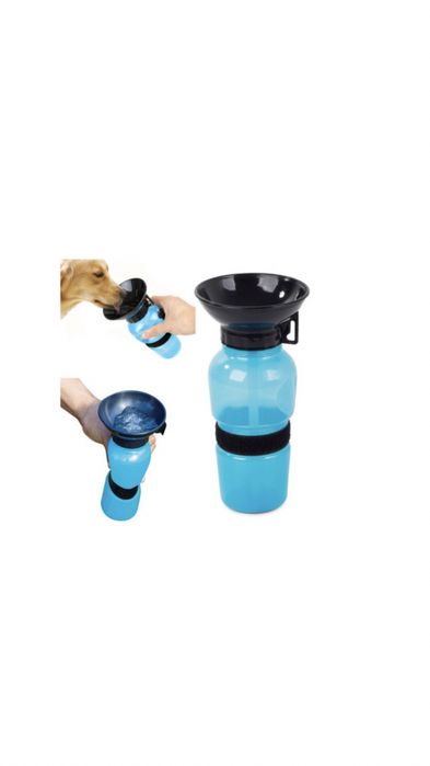 Туристическа кучешка бутилка за вода