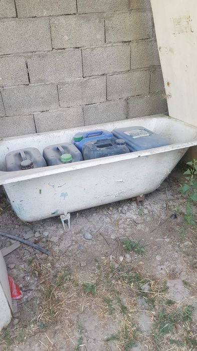 Ванна чугунный рабочем состояни