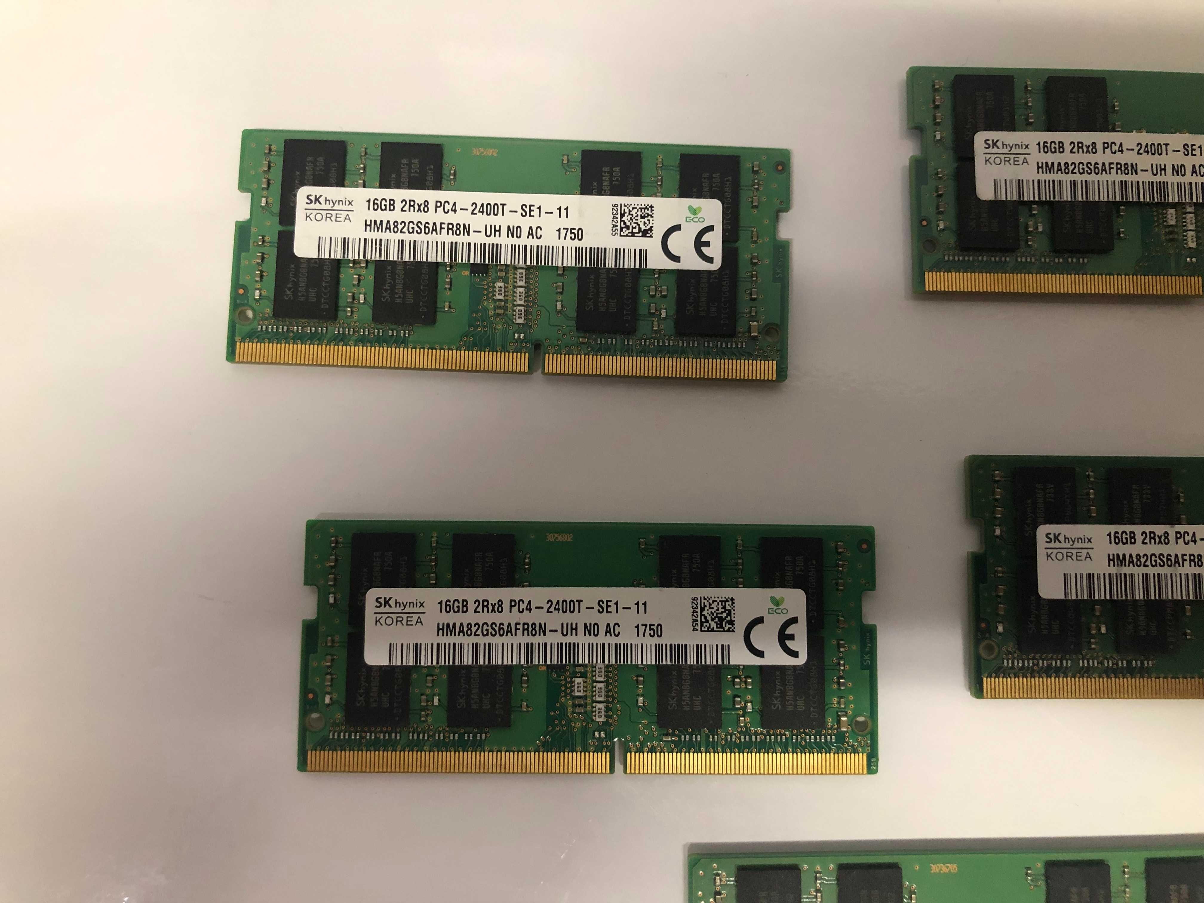 Memorii laptop Sodimm DDR4 16 Gb 2400 HYNIX HMA82GS6AFR8N, Garantie