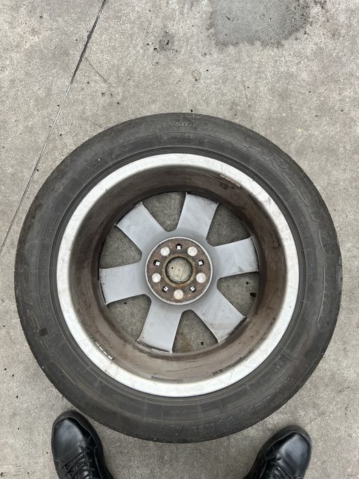 Roti jante audi 5x112 225 55 17 anvelope iarna si vara