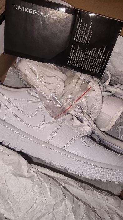 Air Jordan Low Golf triple white