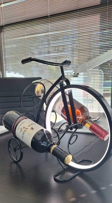 Нова Метална Лампа Велосипед - Колело Поставка за Бутилки - 3 Варианта