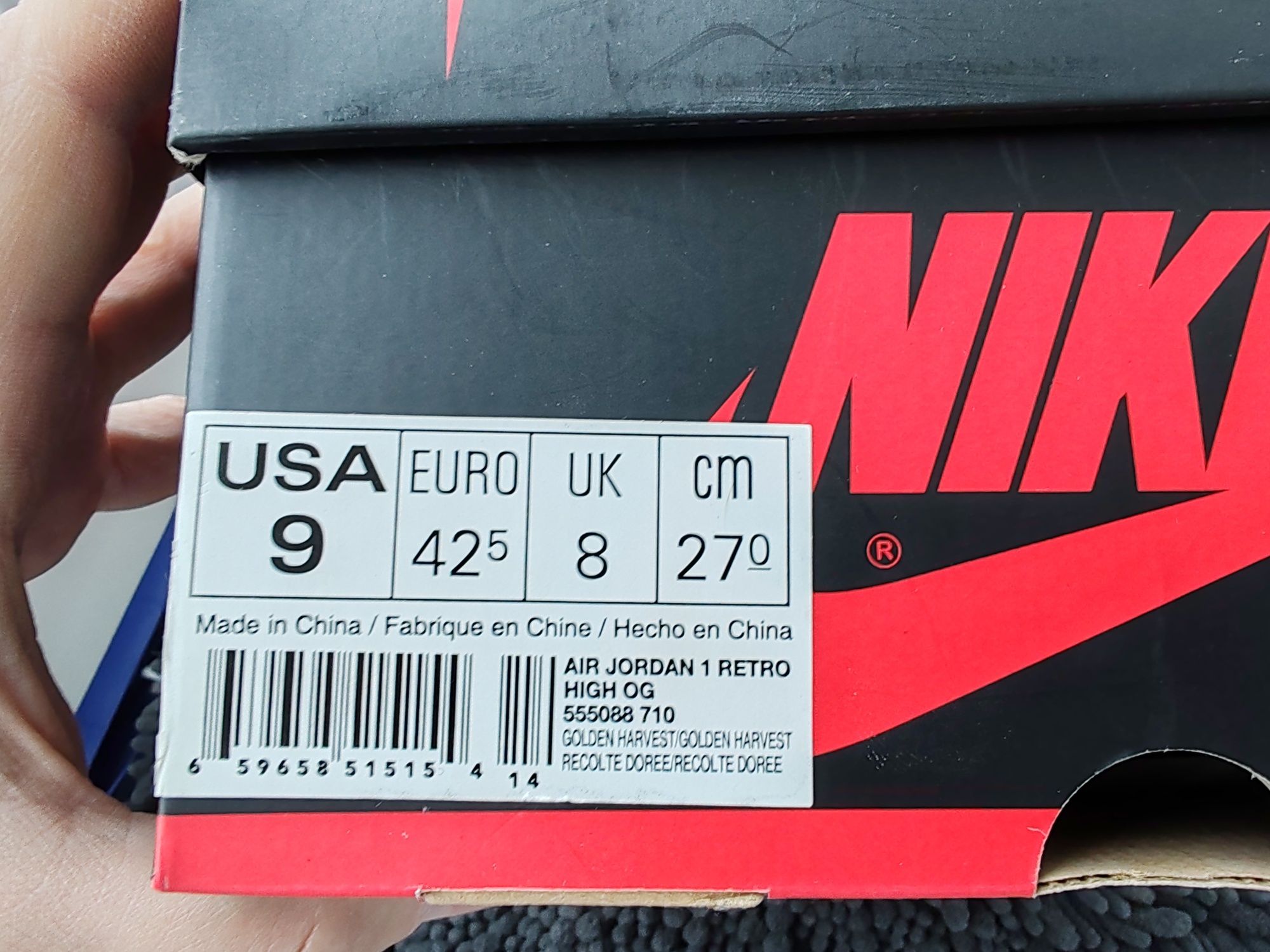 Nike Jordan Retro 1 - 42.5/27 cm