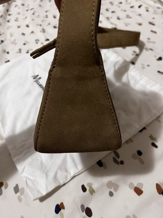 Велурена чанта Massimo Dutti